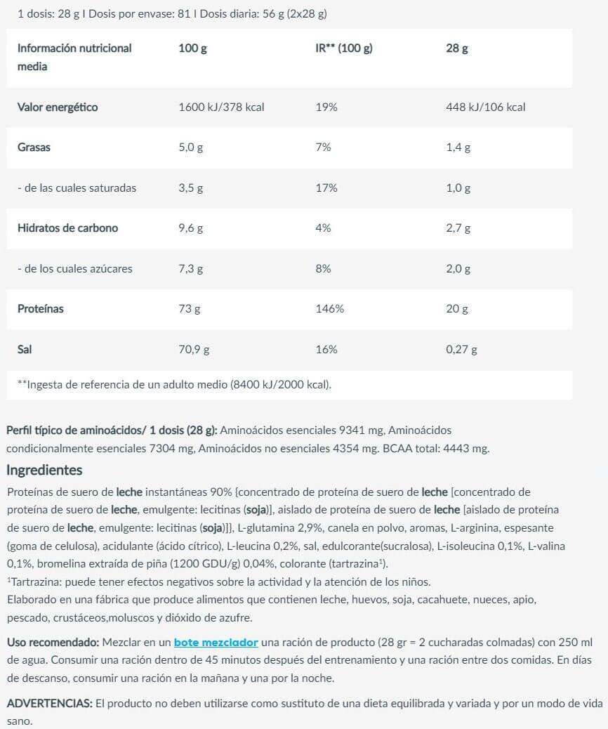 100% Pure Whey - 2 kg Apple Pie Biotech USA 2/3