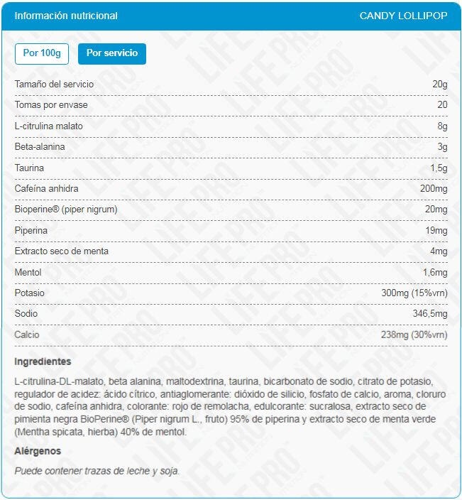 Elektro - 400g Pirulito da LifePRO 4/5