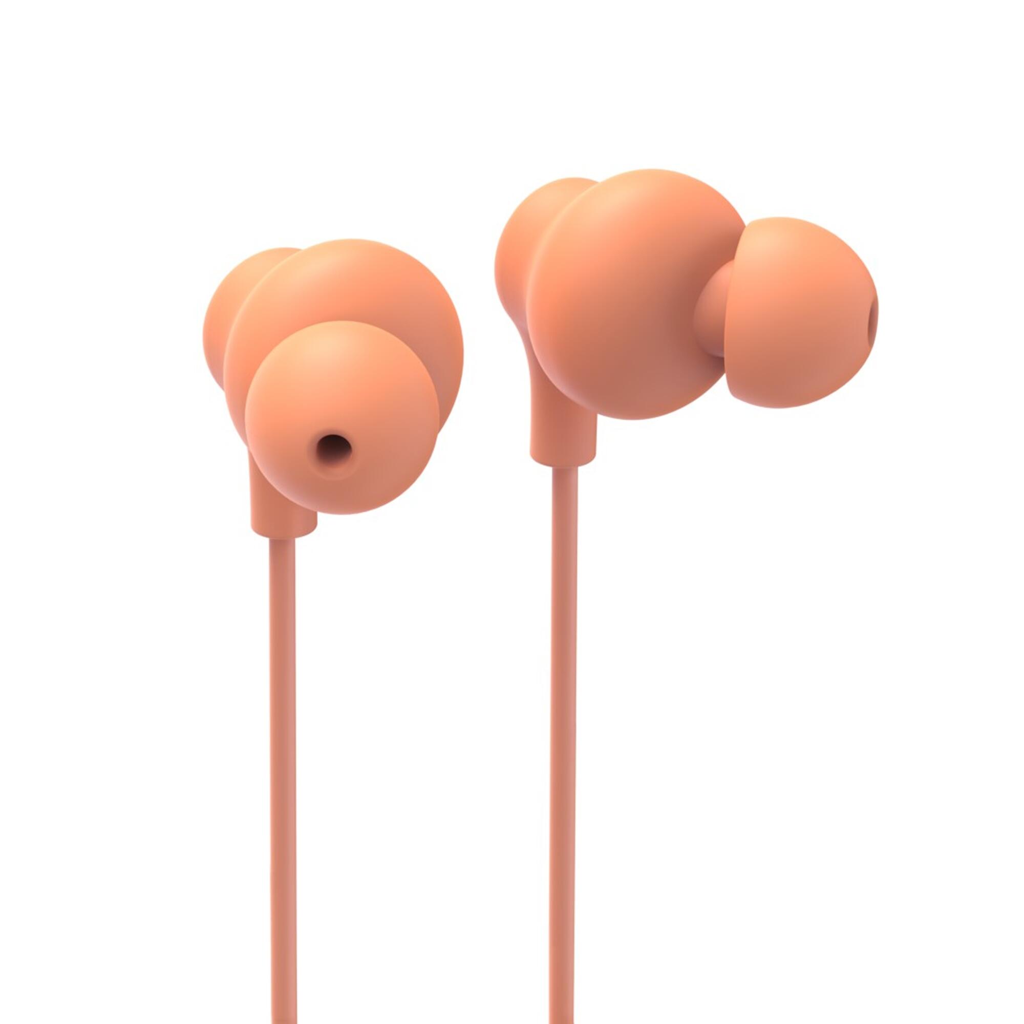 HAMA Kopfhörer Curly, In-Ear USB-C Mikrofon, Orange 3/6