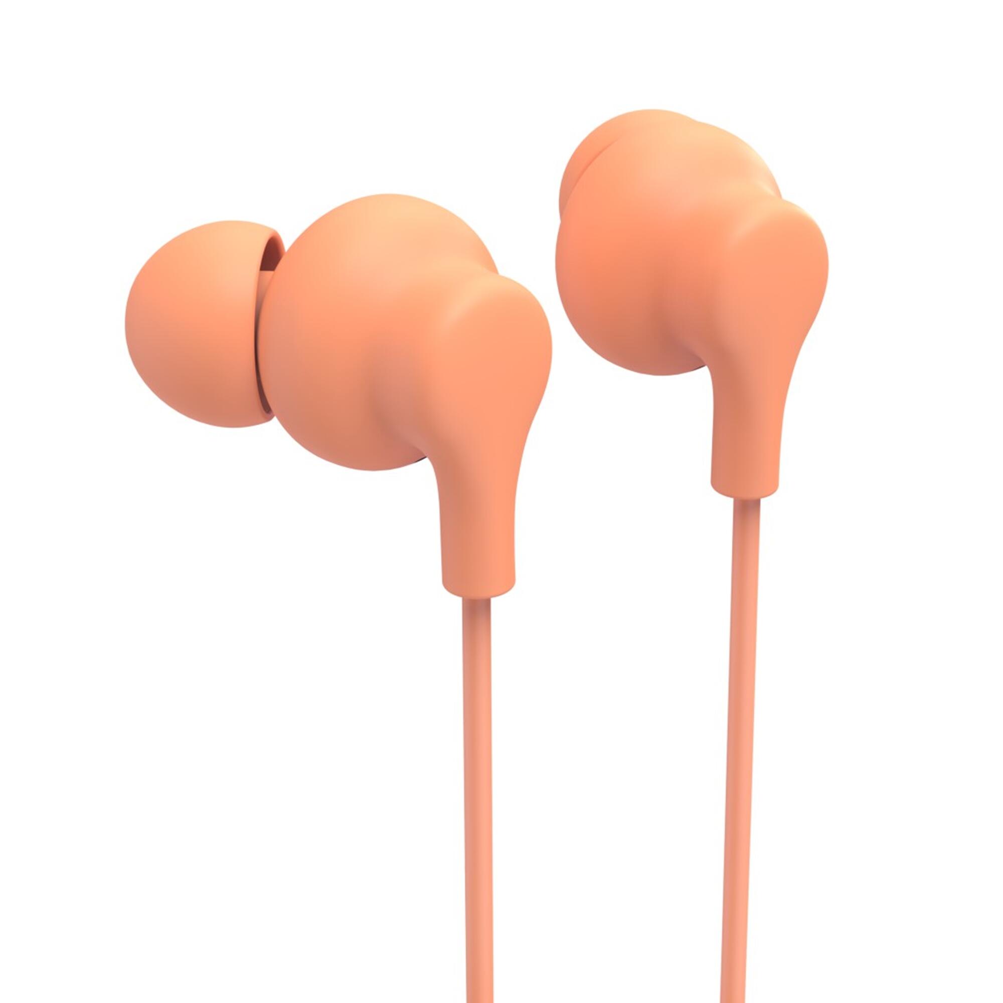 HAMA Kopfhörer Curly, In-Ear USB-C Mikrofon, Orange 2/6