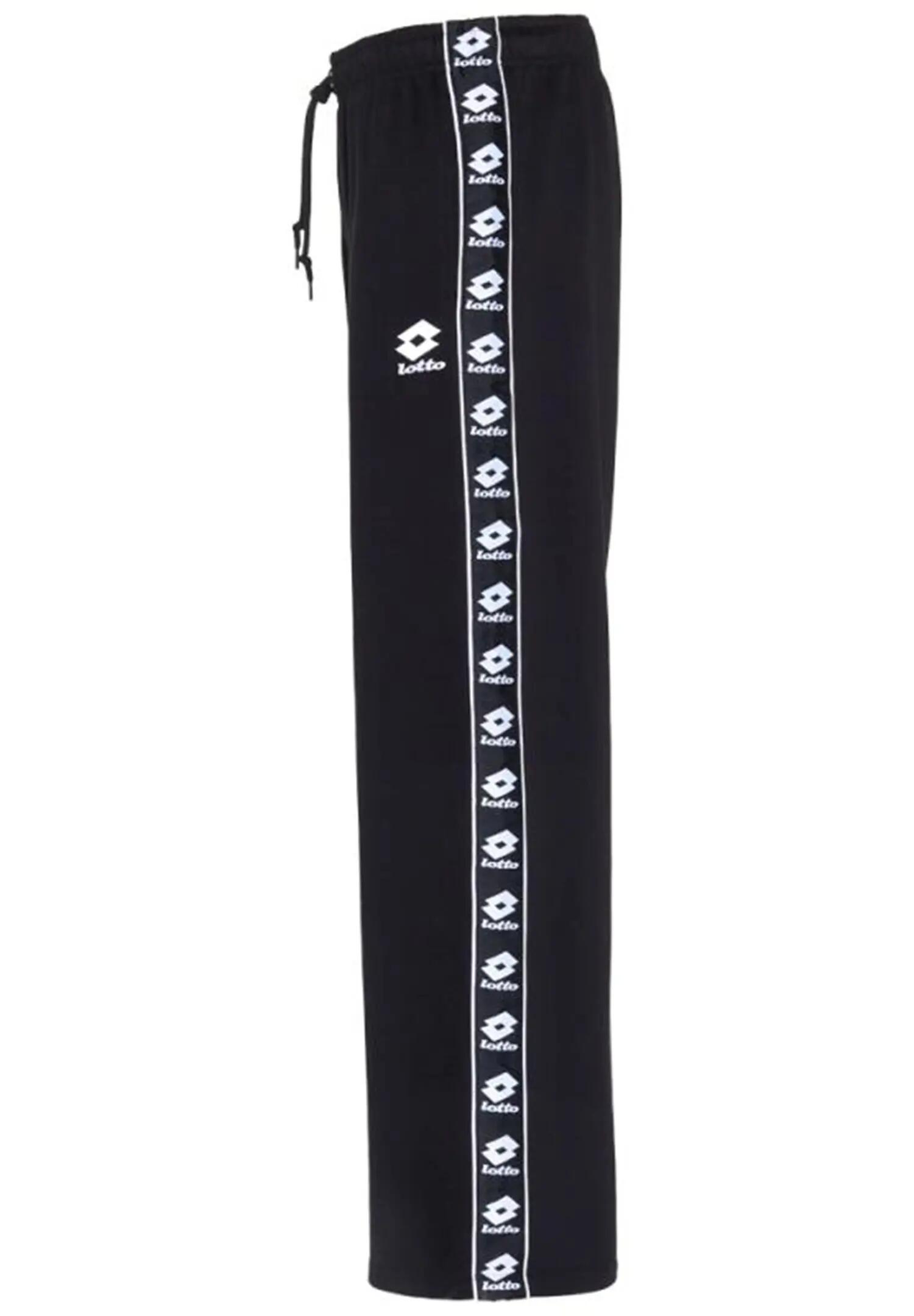 Lotto Herren Sweatpants 1325018 Trainingshose Jogginghose Loose Fit Schwarz 2/2
