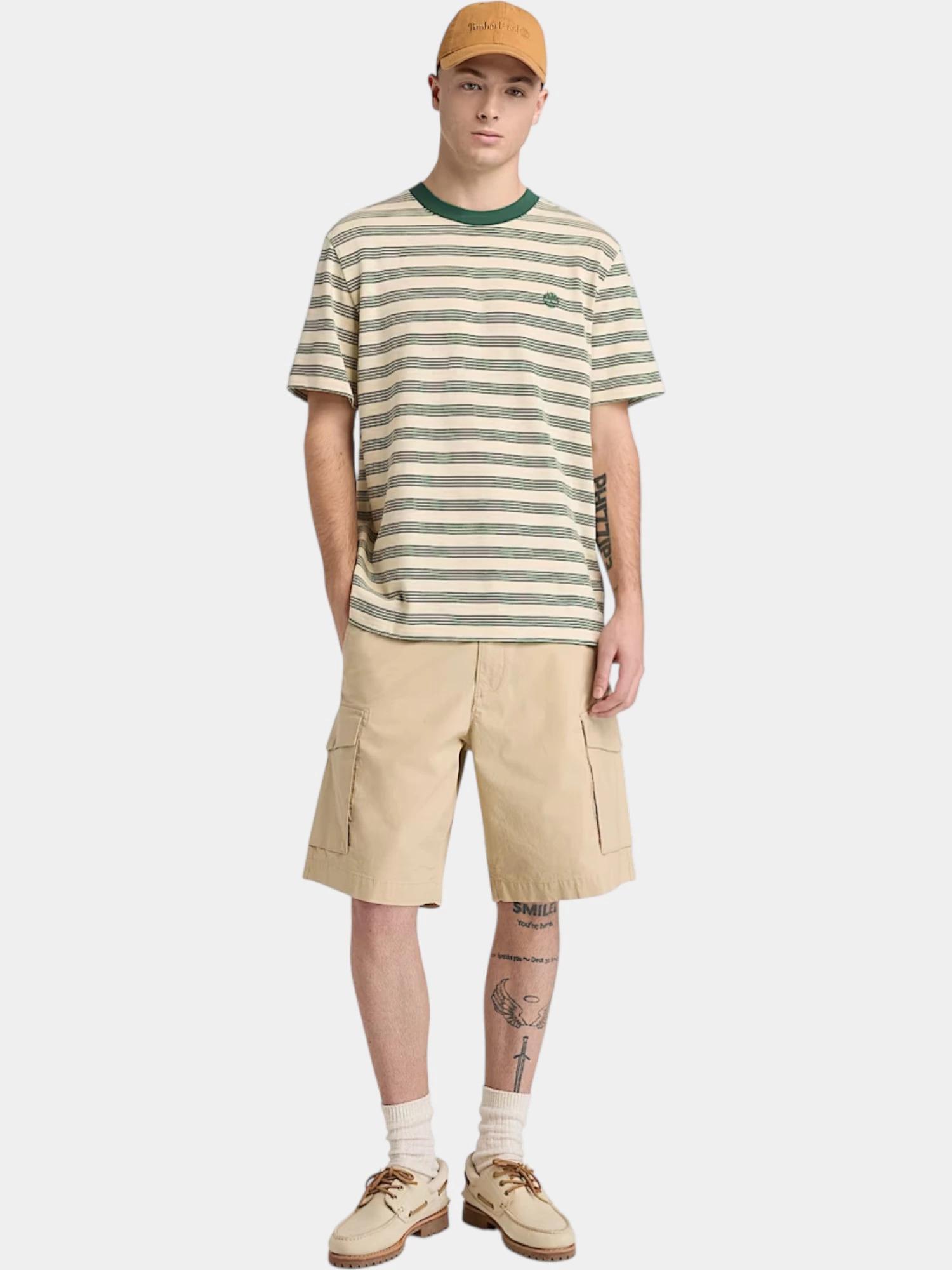 Pantaloncini Cargo Uomo Poplin 3/4