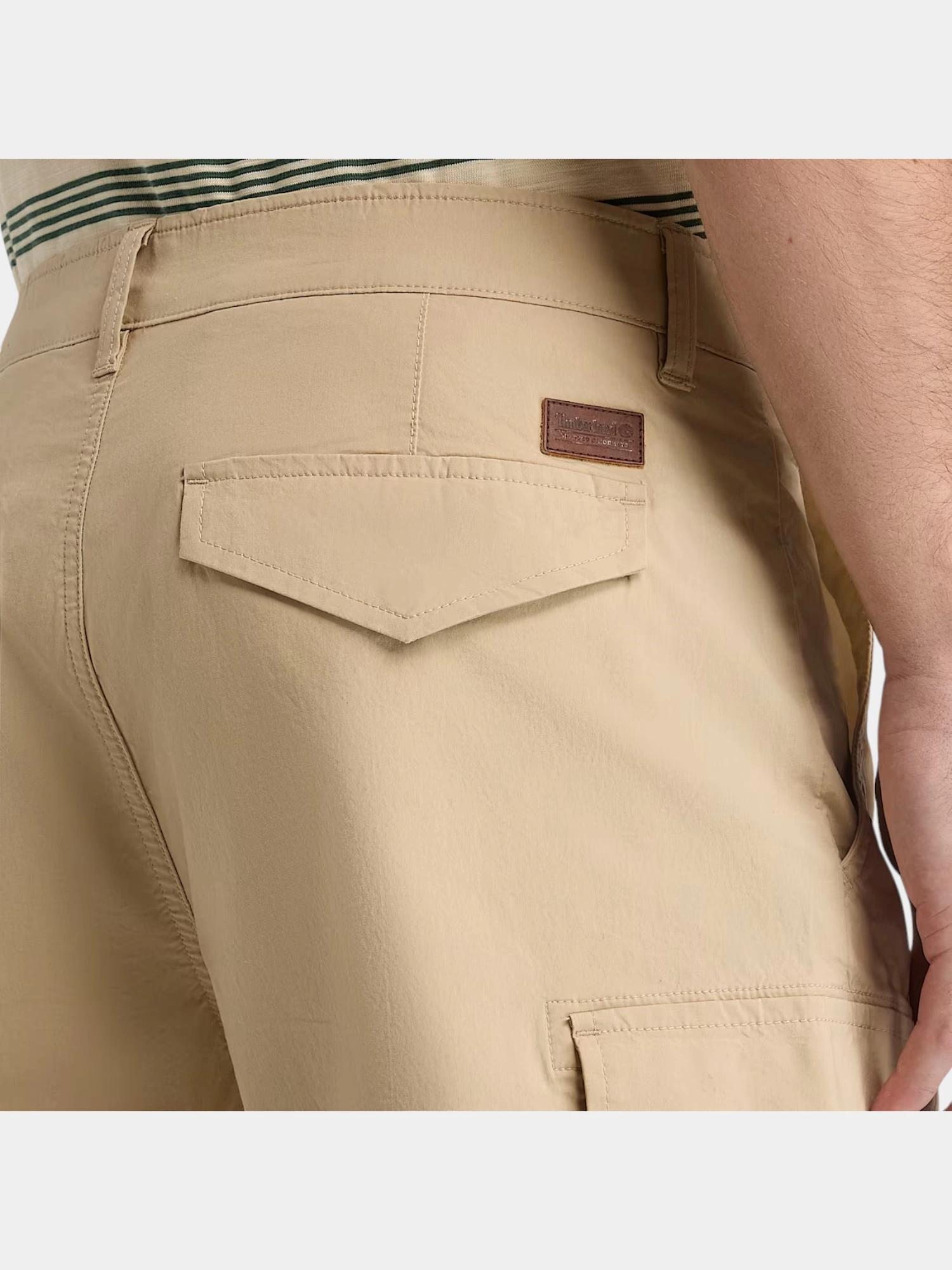 Pantaloncini Cargo Uomo Poplin 4/4