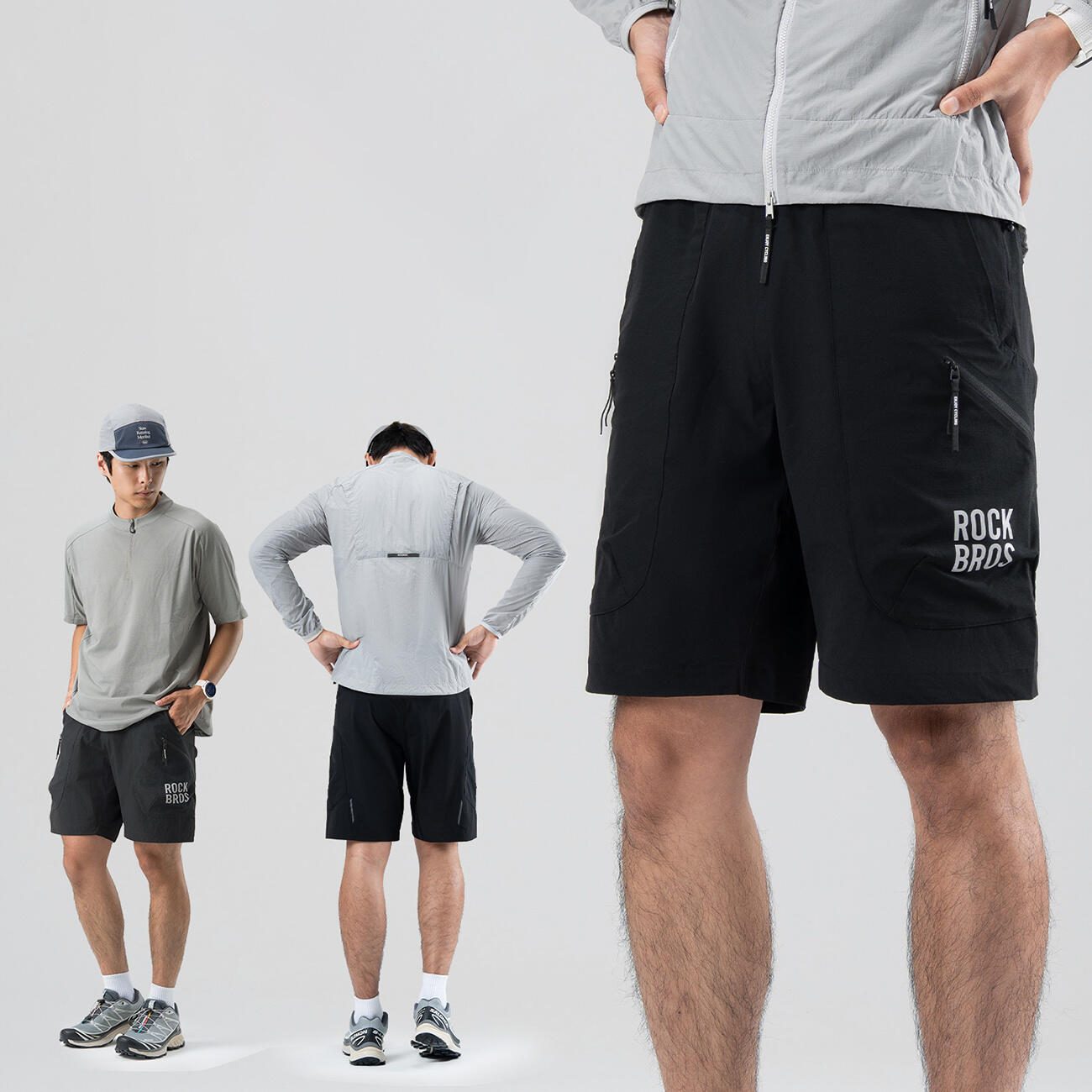 Radhose kurz Herren Rennradhose Rockbros 2/7