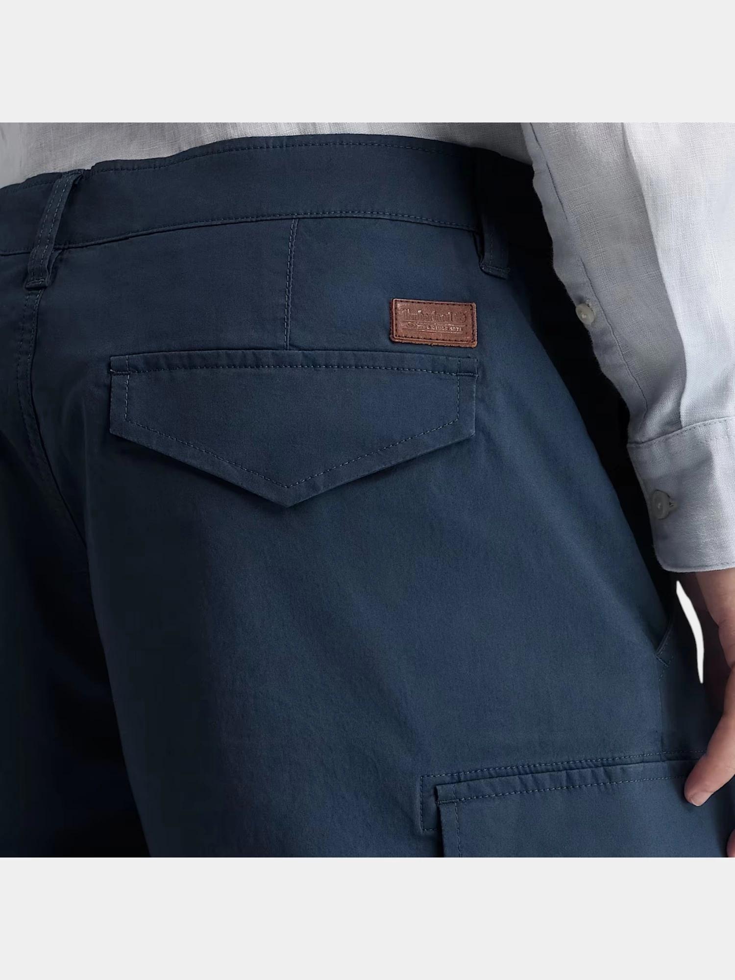 Pantaloncini Cargo Uomo Poplin 4/4