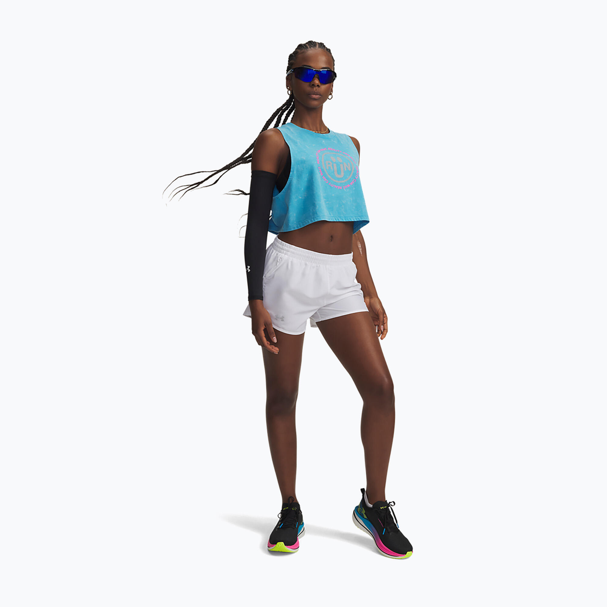 Pantalones cortos para correr de mujer Under Armour Fly By 3" 2/4
