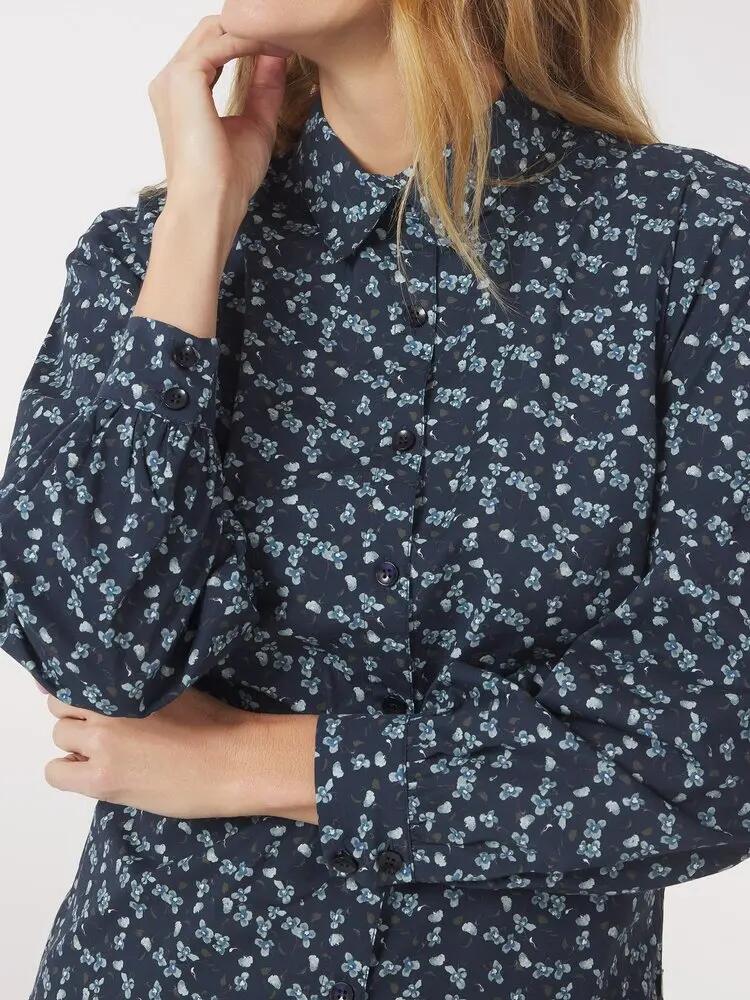 Chemise manches longues Femme - ADELLCHE Bleu Marine 4/5