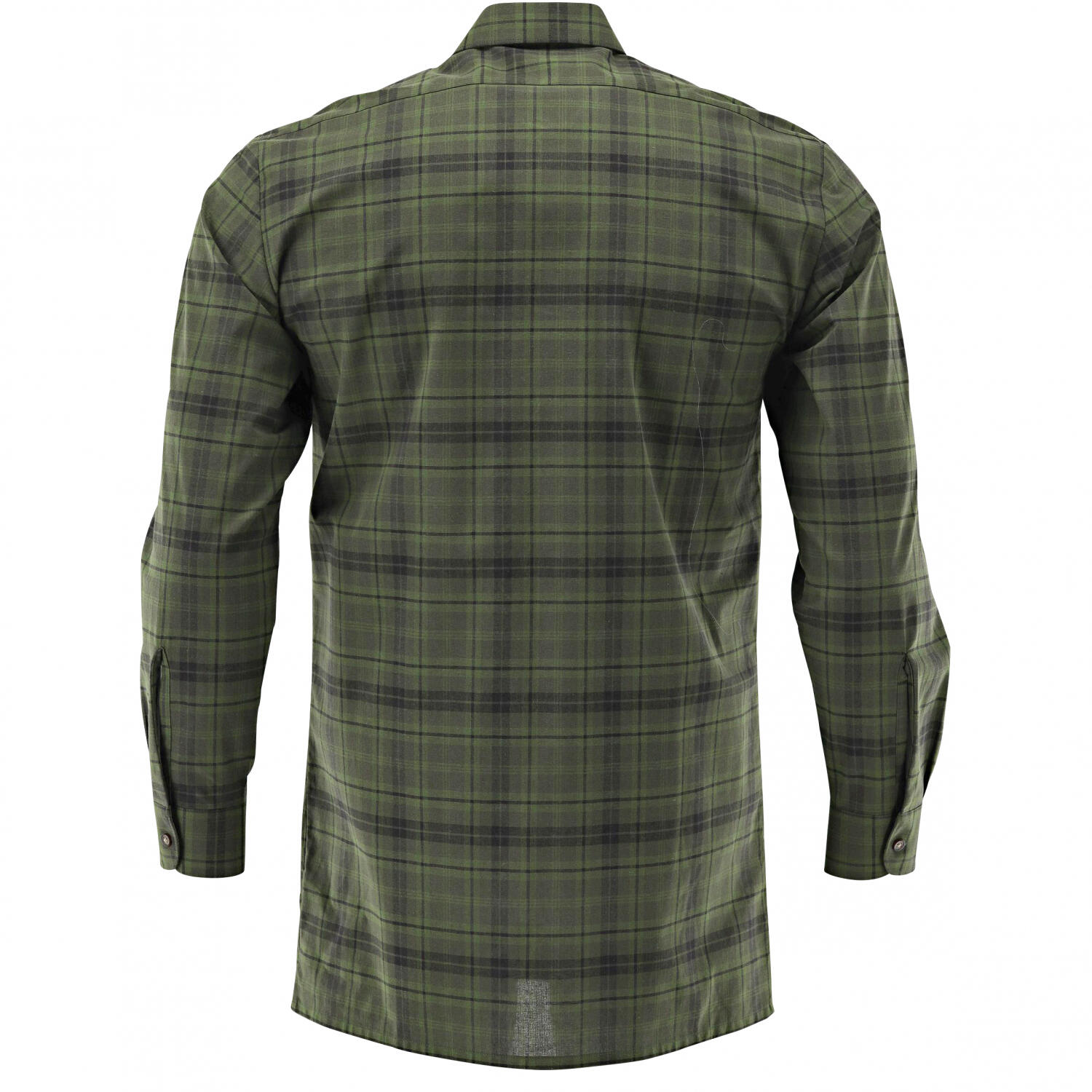 OS Trachten Hemd 1/1 Arm Comfort Fit Herren (Oliv) Größe 45/46 2/2