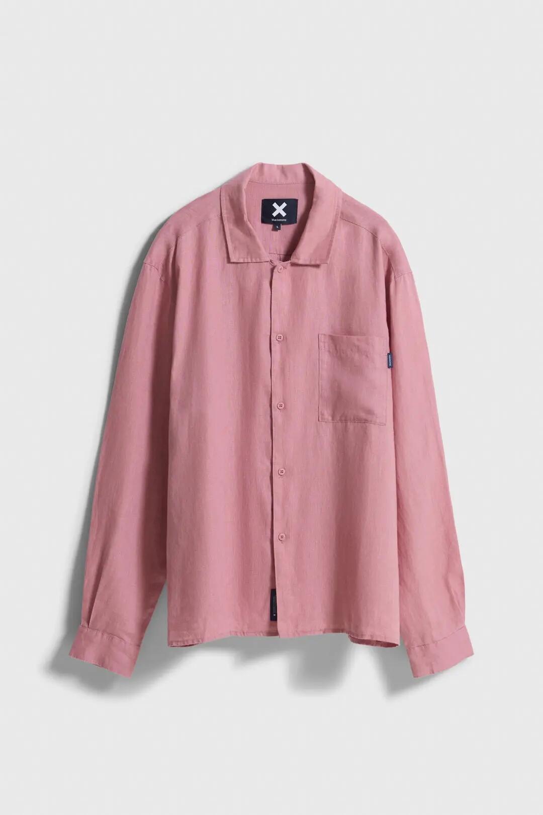 Camisa Blue Banana Breeze Sienna de 100% Lino 4/5
