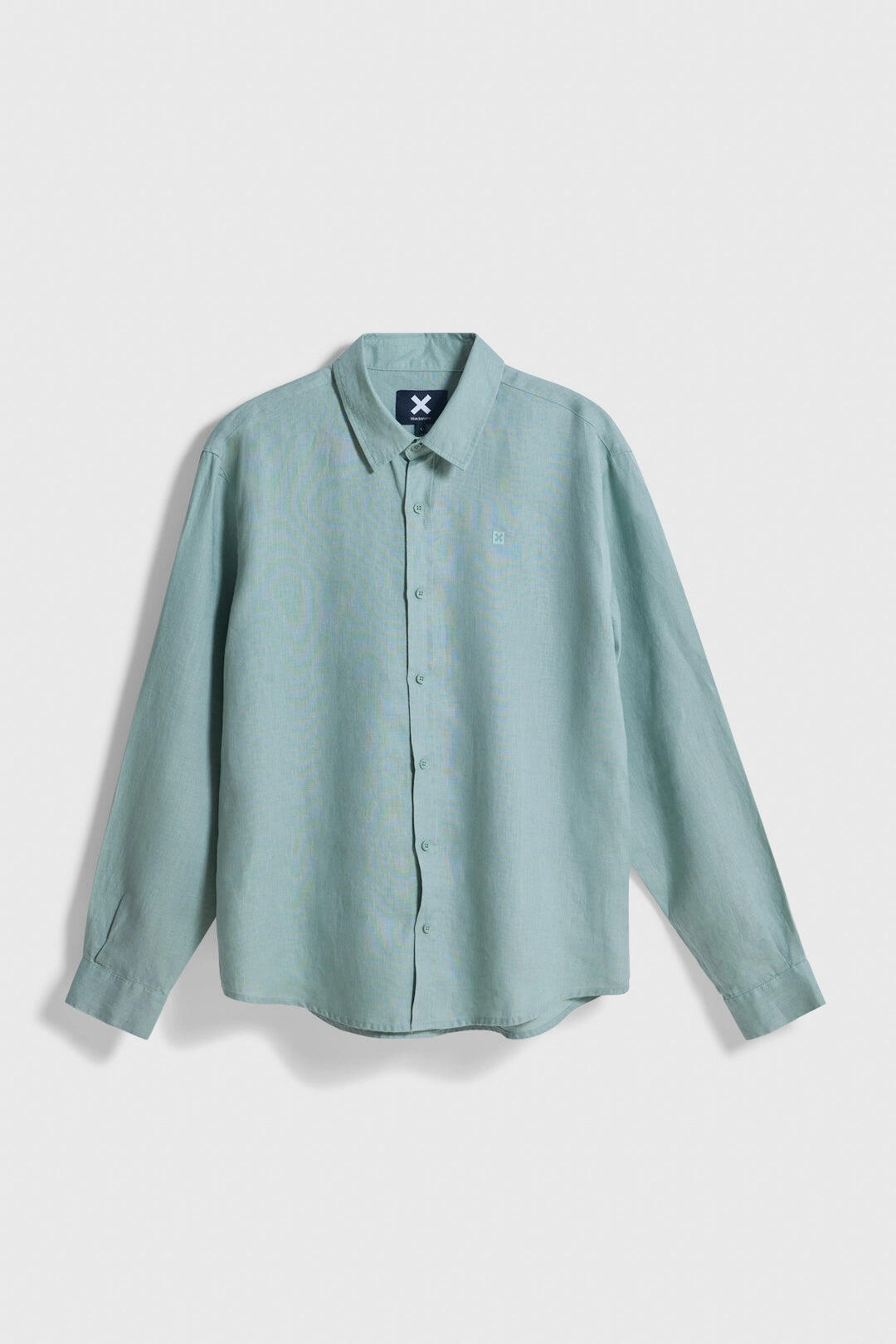 Camisa Blue Banana Core Sage de 100% Lino 4/5