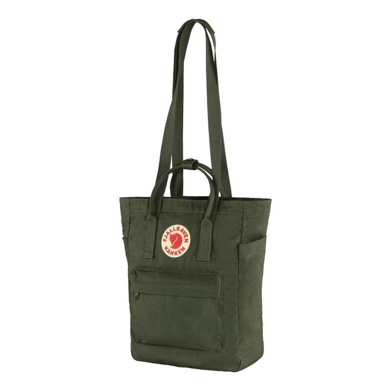 Mochila Verde Oscuro Fjallraven Kånken Totepack Deep Forest Ligera y Versátil 2/4