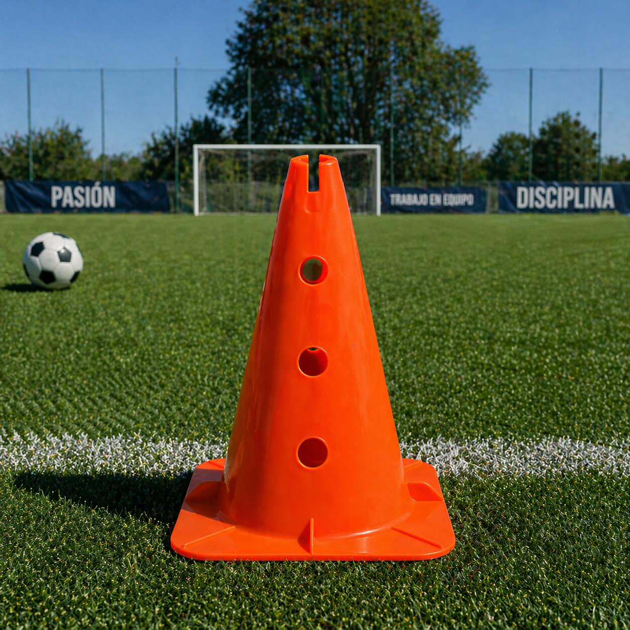 Conos Naranja 30 cm Alto Entrenamiento Agilidad 4/4