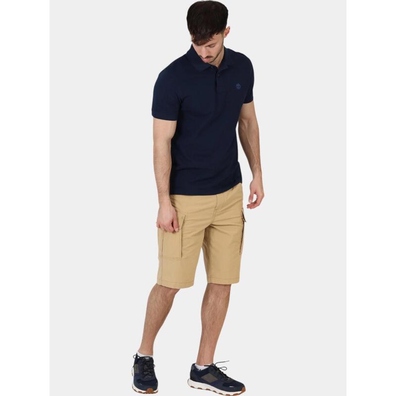 Pantaloni scurti cu buzunare laterale Poplin Cargo Short barbati