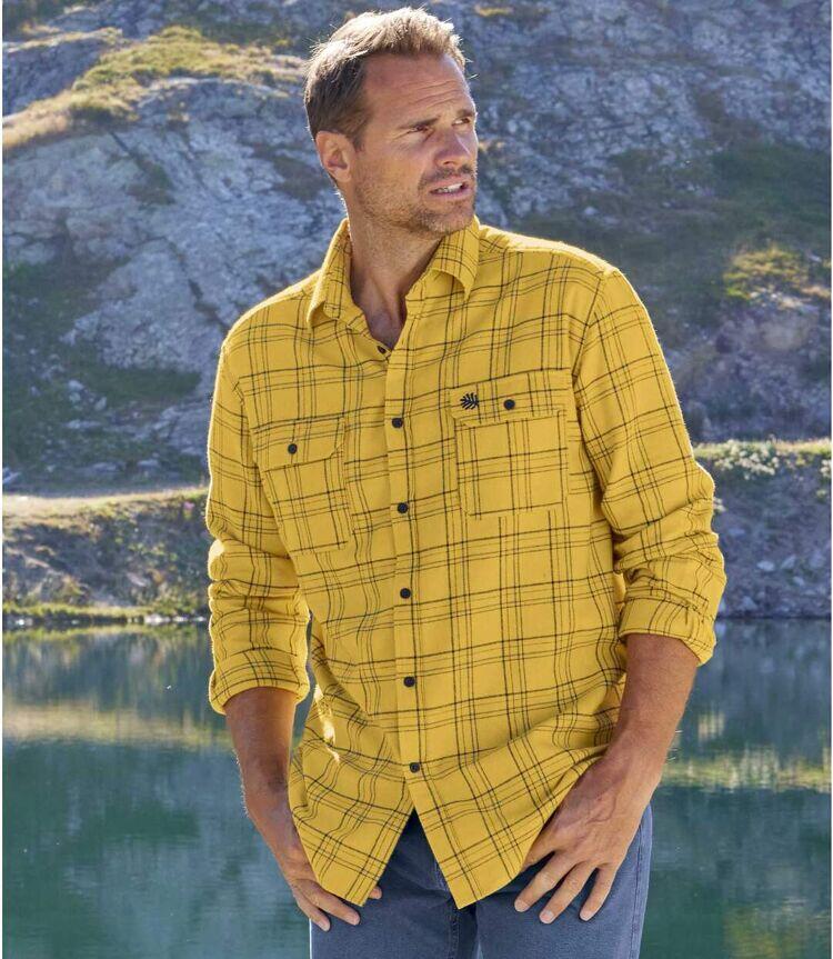Chemise Flanelle Jaune à Carreaux 6/7