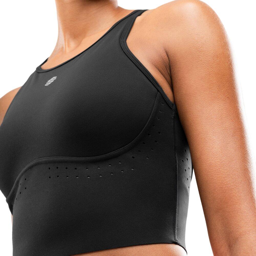 Damen Fitness lauf-tanktop Namib Black Schwarz 5/6