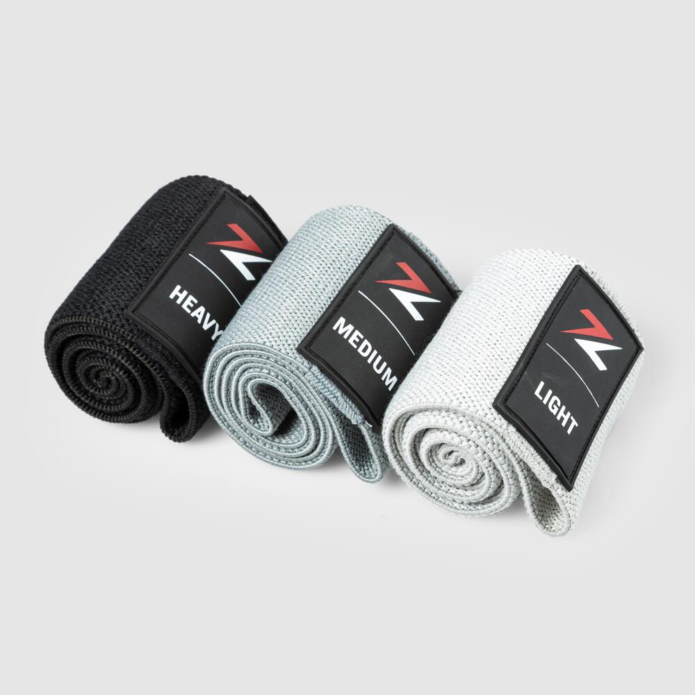 Pacote com 6 faixas de resistência ZEUZ 3/7
