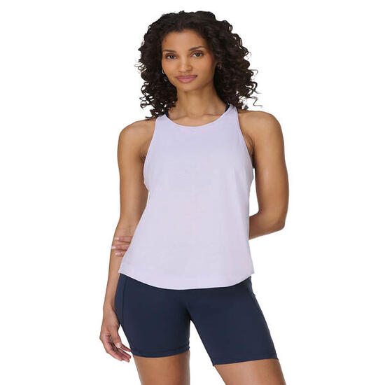 SWEATY BETTY Breathe Easy Run Tank Top T-shirt DONKERBLAUW XS