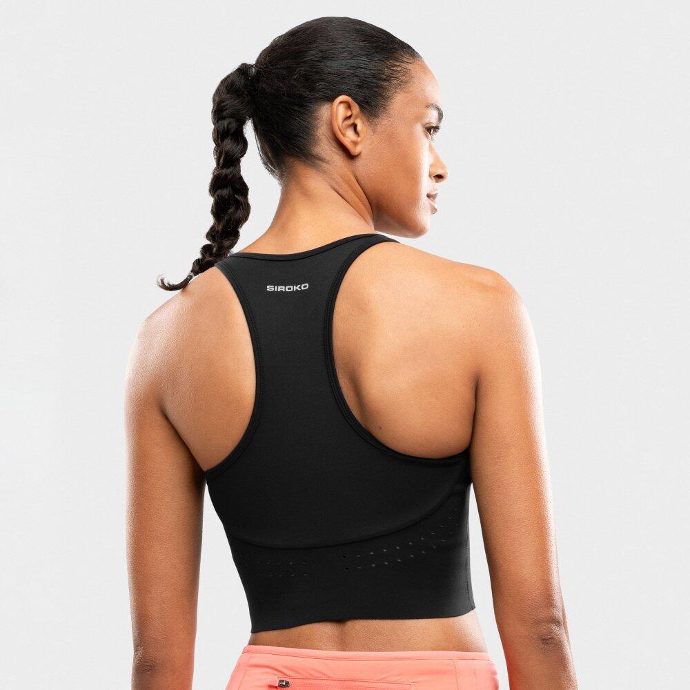 Damen Fitness lauf-tanktop Namib Black Schwarz 6/6