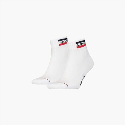Enkel sportsokken met logo – White – 39-42 3/4