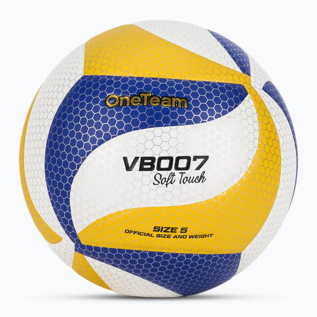 OneTeam Volleyball VB007 Yellow/Blue/White Size 5