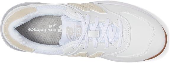New Balance 574 Greens V2, chaussures de golf pour femme, blanc 5/6