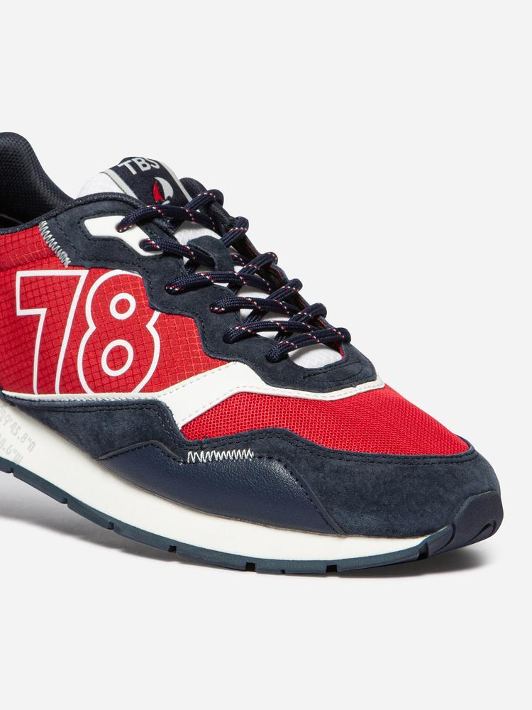 Chaussures de running homme DJONBOT Rouge / Navy 2/5