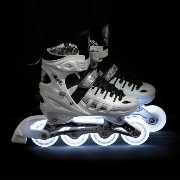 Patins à Roulettes avec Patin de Hockey Interchangeable LED Nils Extreme NH10905 2/7