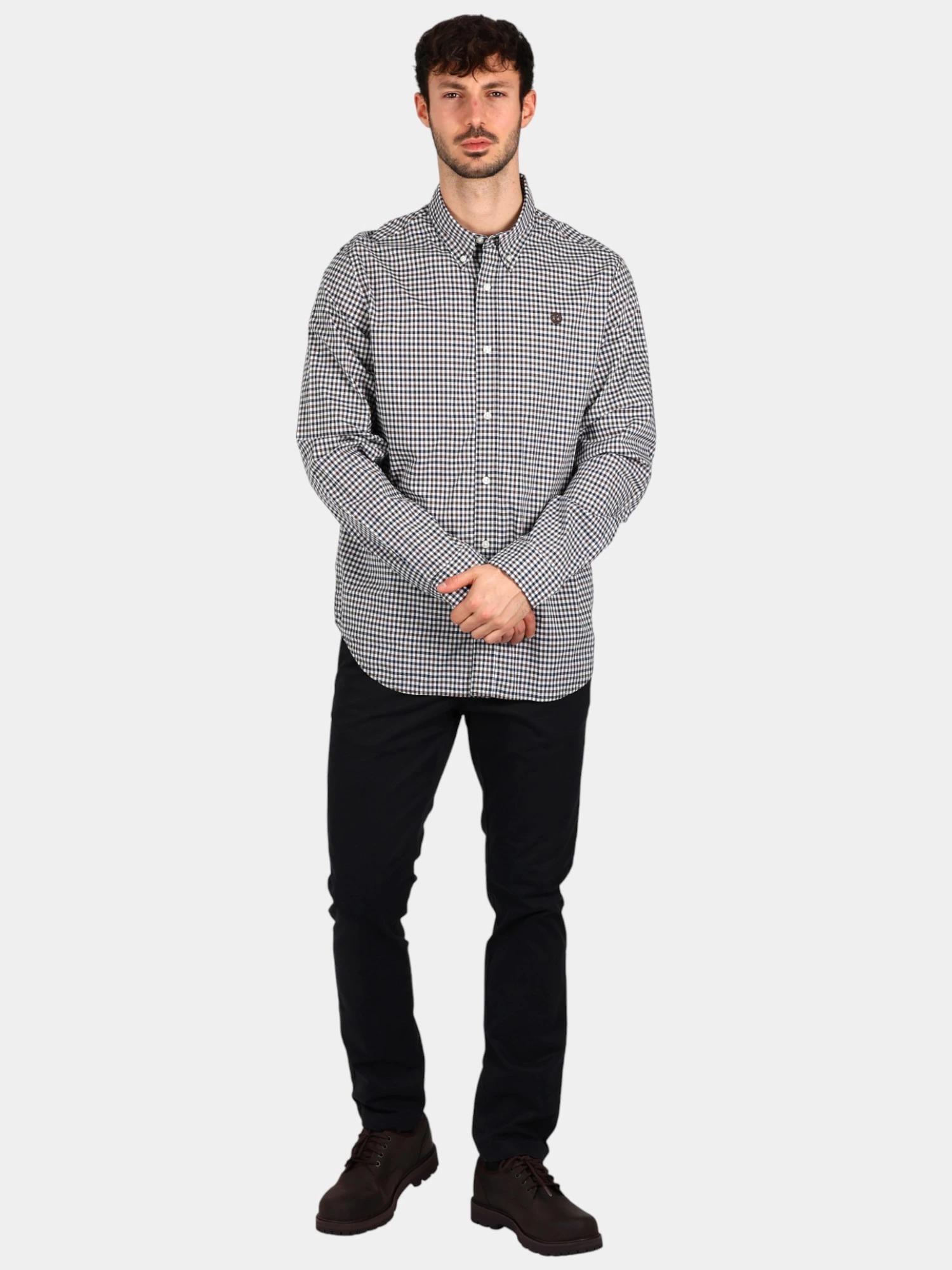 Chemise Homme Stretch Poplin Gingham Shirt 4/5