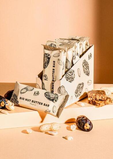 Barre au beurre de cacahuètes bio 12 x 30 g
