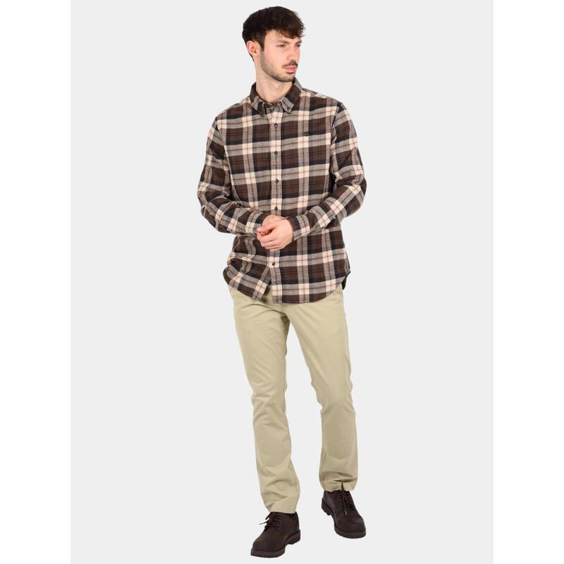 Camasa cu maneci lungi Midweight Flannel Check Shirt barbati