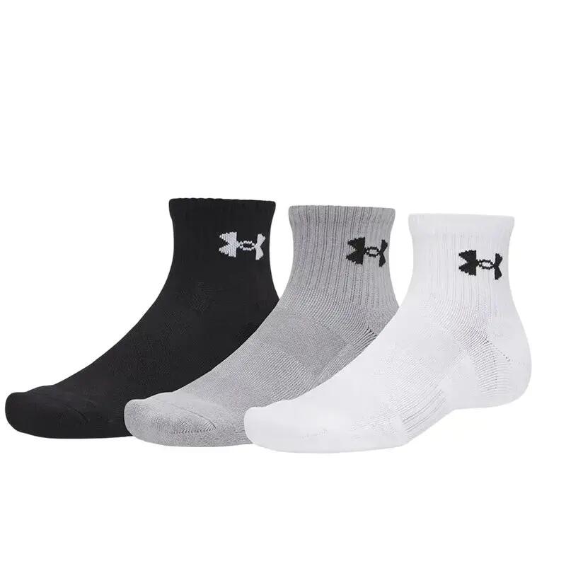 Unisex Socks Under Armour UA Performance Cotton 3p Qtr