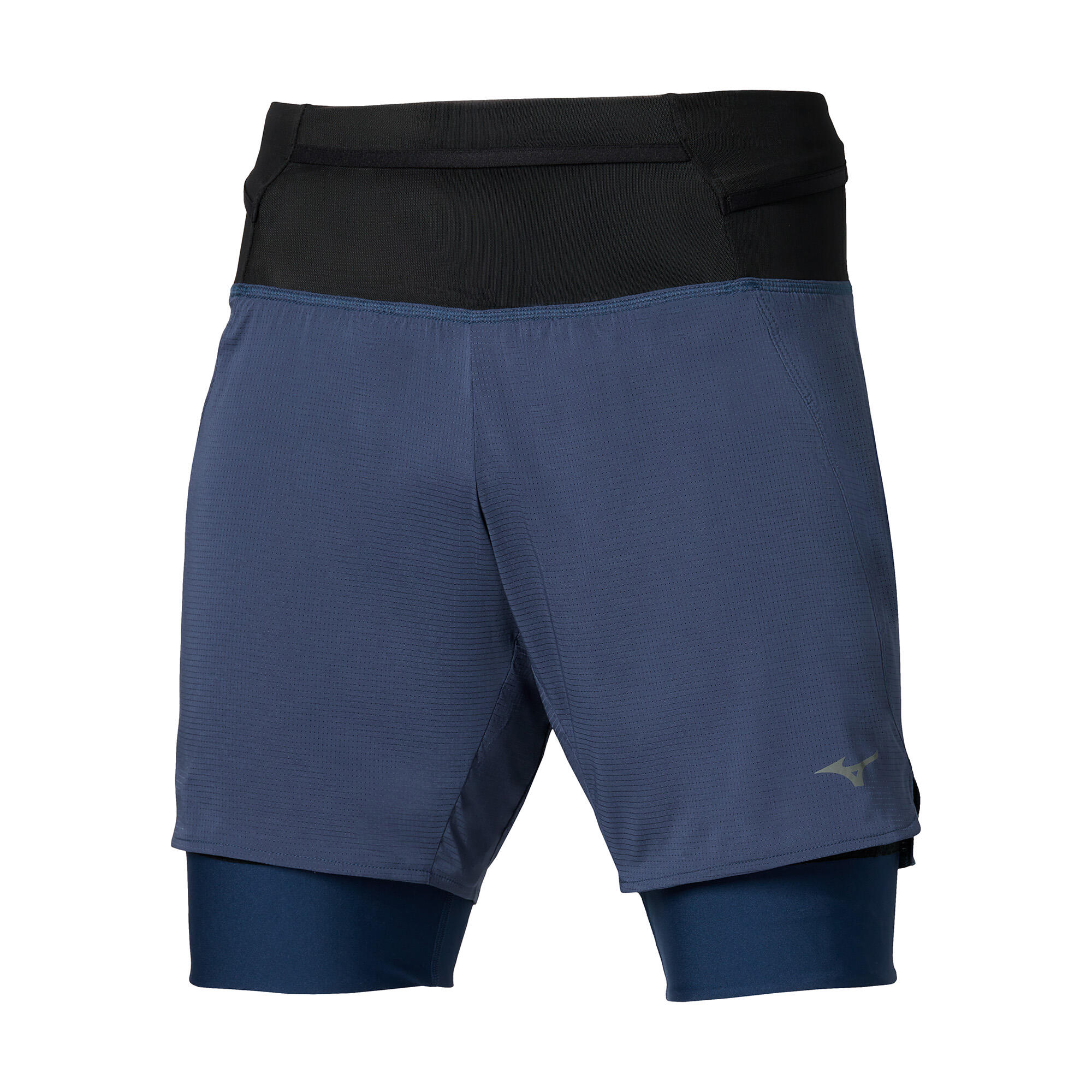 Spodenki do biegania męskie Mizuno Trail Multipocket 2in1 2/2