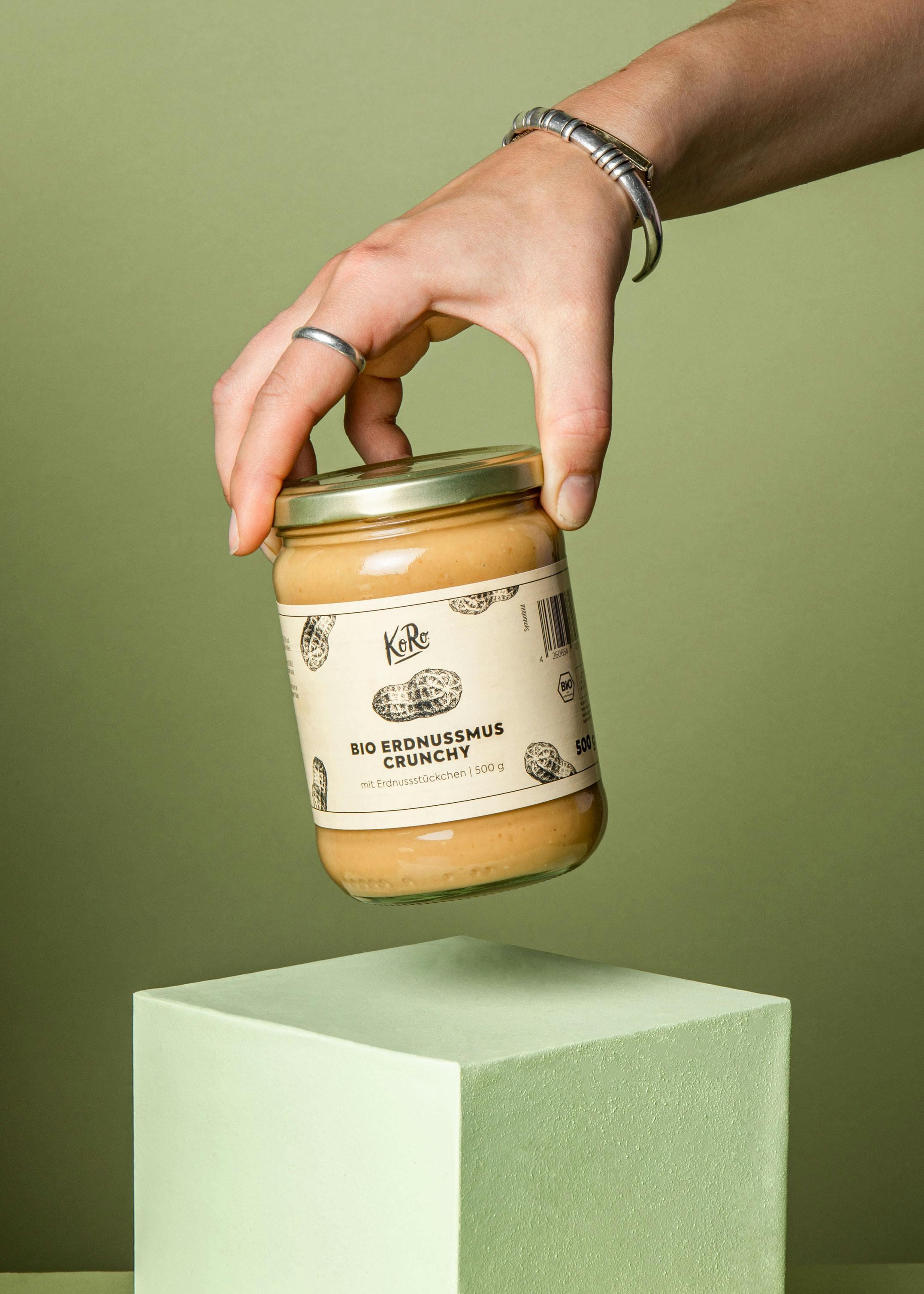 Purée de cacahuètes crunchy bio 6 x 500 g 7/7