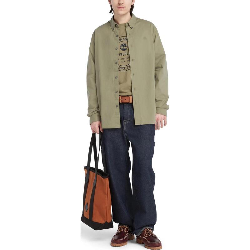 Camasa cu maneci lungi Stretch Poplin Shirt barbati