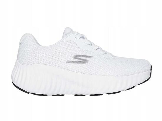 BUTY damskie SKECHERS GO RUN 129368-WBK sportowe na co dzień białe 40