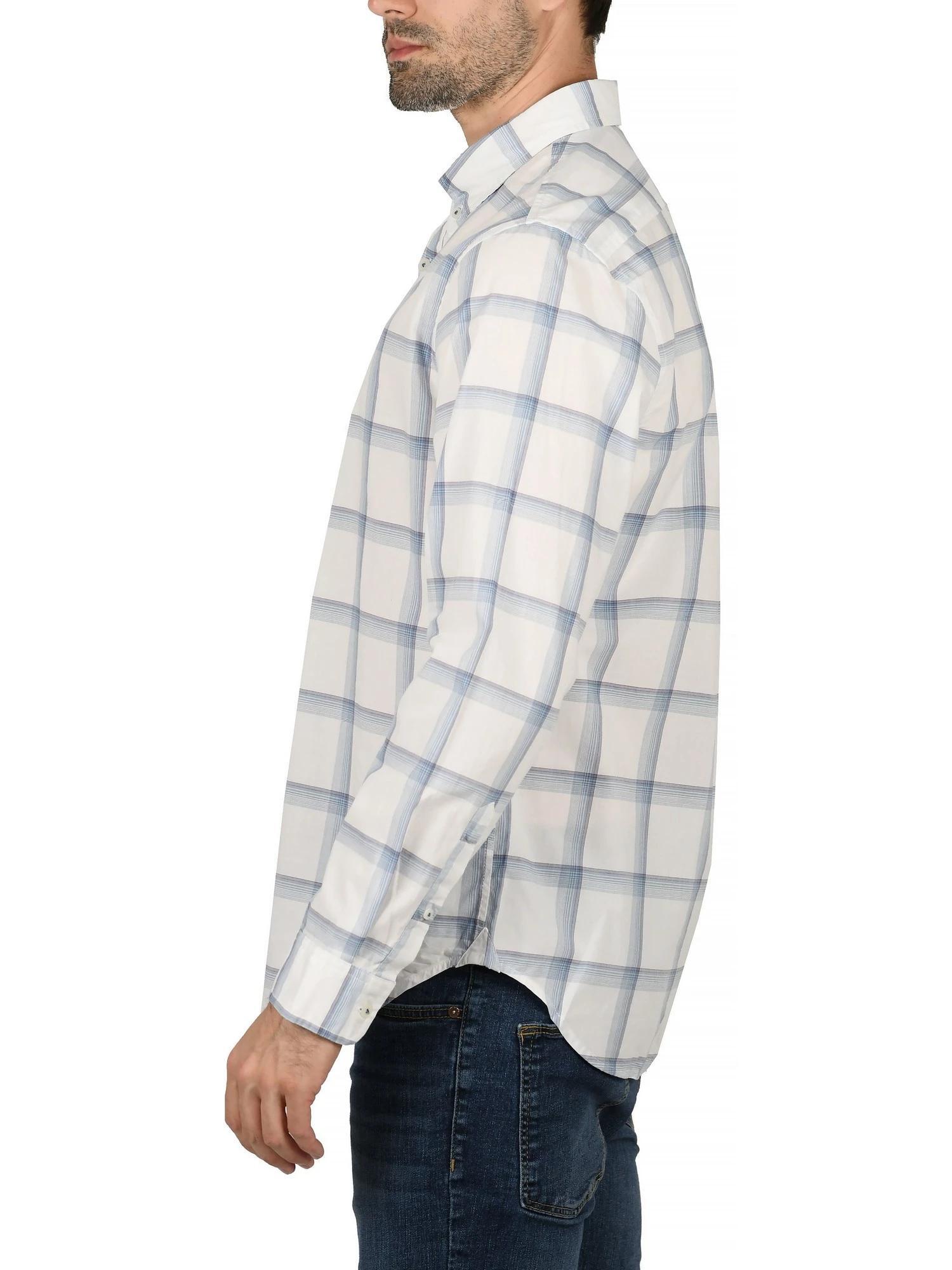 Camicia LS Strtch Poplin Check 2/6