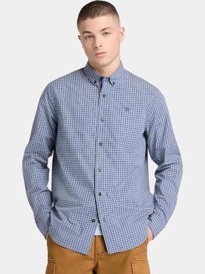 Camicia Uomo Micro Plaid Poplin