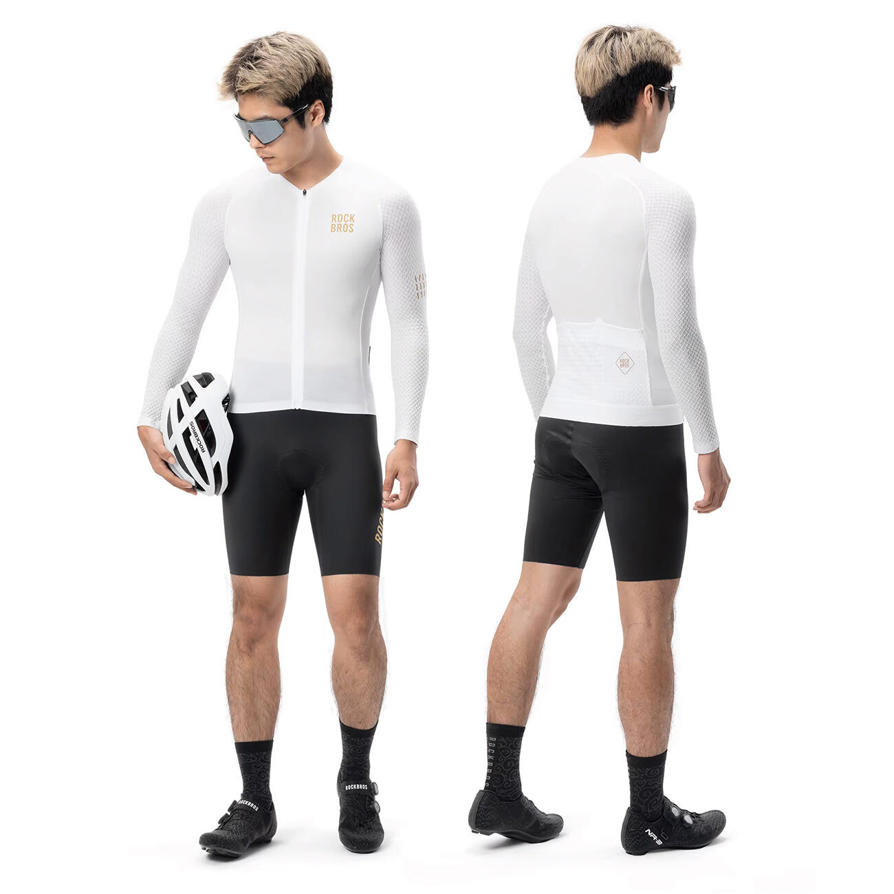 Rockbros Diamond fietsshirt met lange mouw 2/6