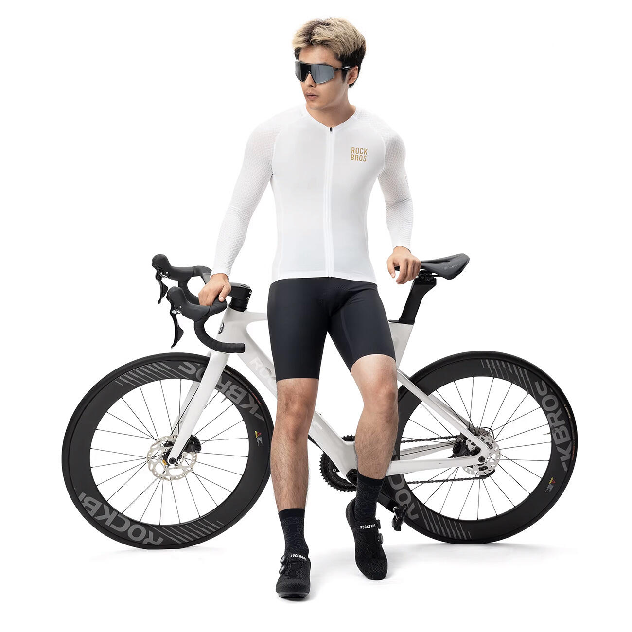 Rockbros Diamond fietsshirt met lange mouw 3/6