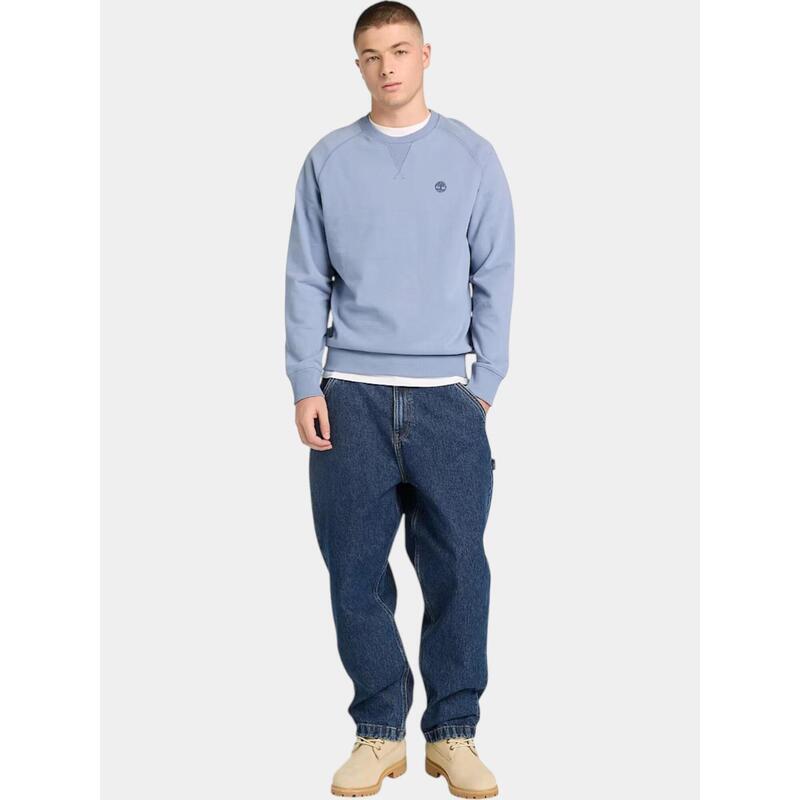 Cardigan Loopback Crew Neck Sweatshirt barbati