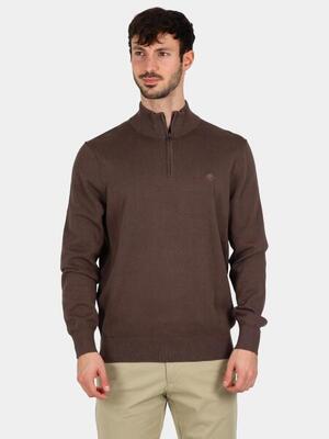 Trui heren cotton yd 1/4 zip