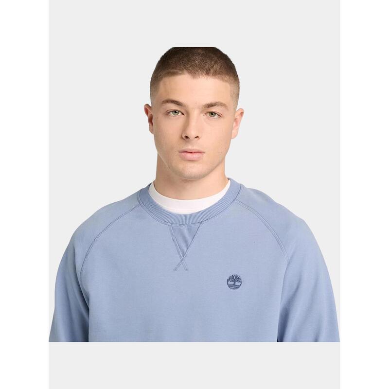 Cardigan Loopback Crew Neck Sweatshirt barbati