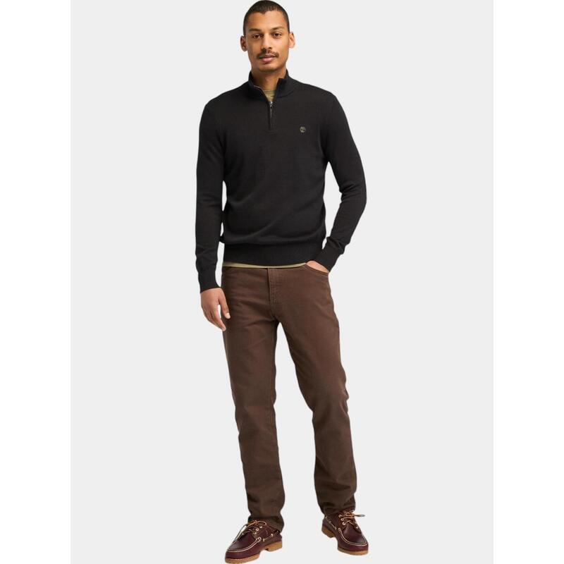 Cardigan Cotton Yd 1/4 Zip Sweater barbati