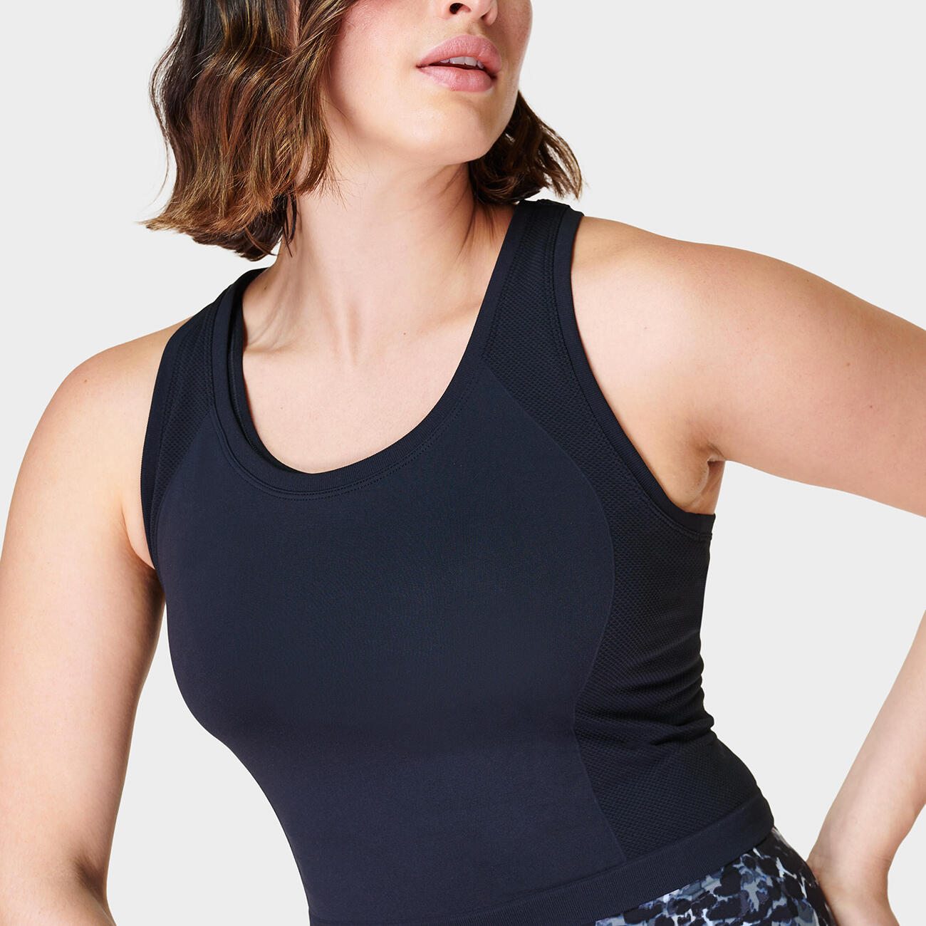 Débardeur Court d'Entraînement Sans Coutures Sweaty Betty Athlete 1/7