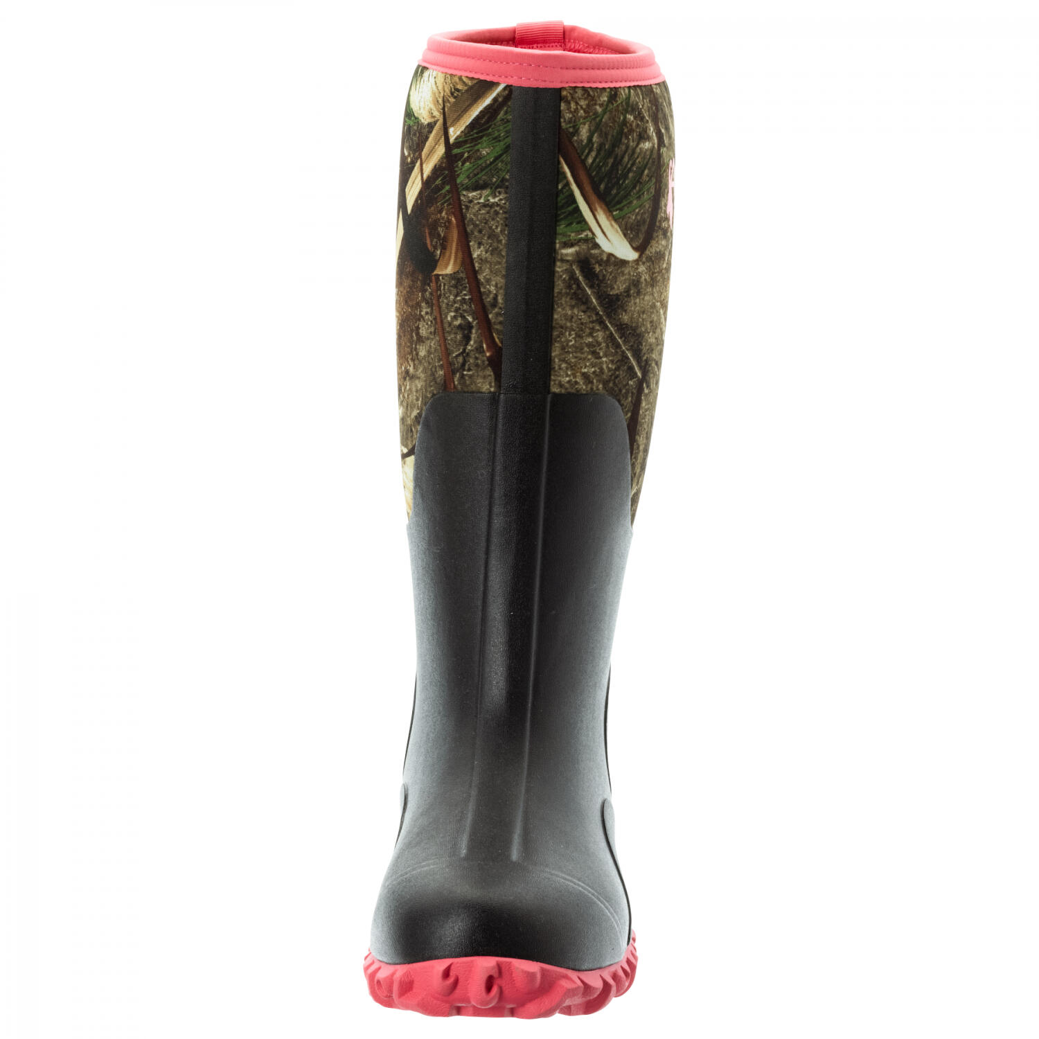 Almwalker Neoprenstiefel Fleur Damen (Schwarz/Camouflage/Pink) Größe 39 3/5
