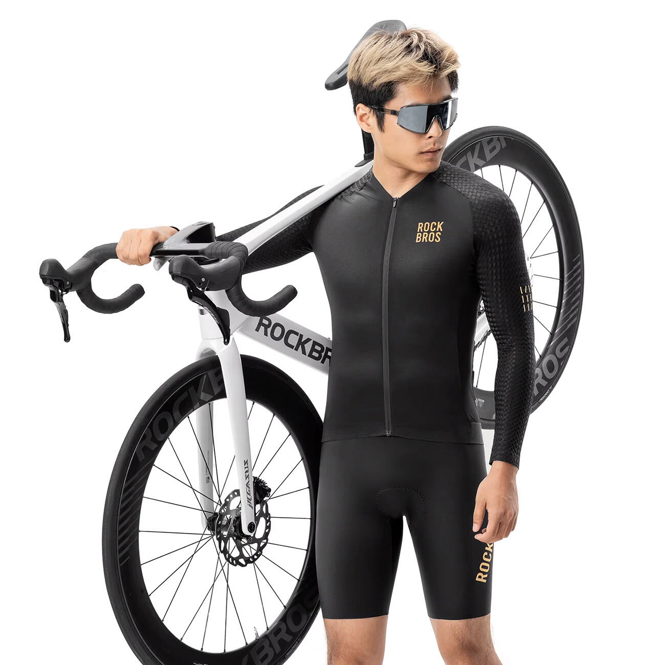 Rockbros Diamond fietsshirt met lange mouwen 4/7