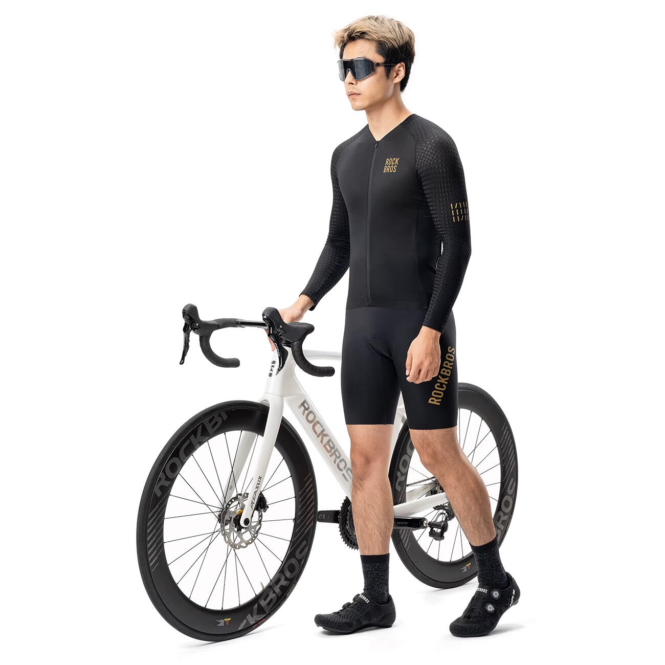 Rockbros Diamond fietsshirt met lange mouwen 2/7