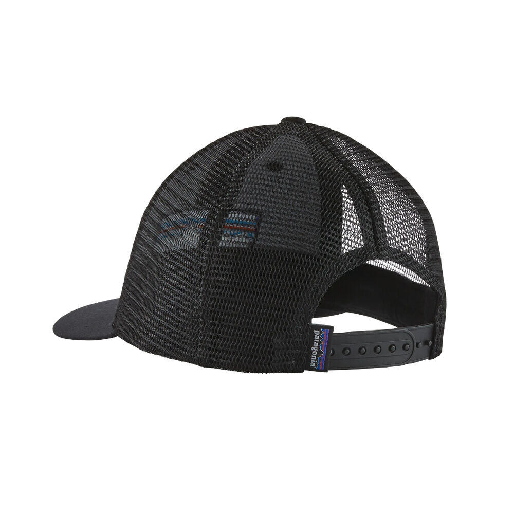 Patagonia P-6 Logo LoPro Trucker Cap - one size, zwart 2/5