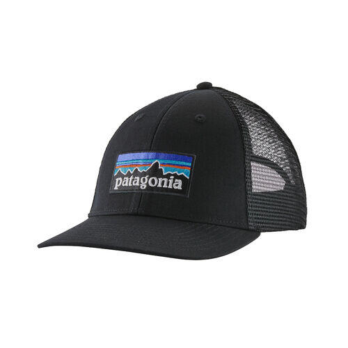 Patagonia P-6 Logo LoPro Trucker Cap - one size, zwart 5/5