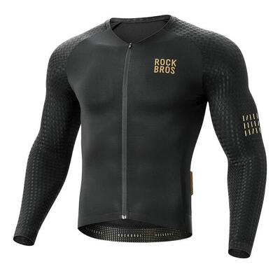 Rockbros diamond wielershirt met lange mouwen